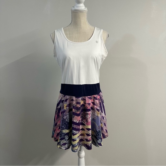 Eleven by Venus Williams Tennis Dress Colorblock Tennis Activewear Built in bra - Picture 8 of 10